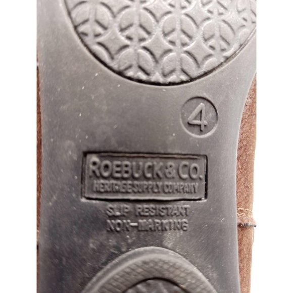 Women's Boots Roebuck And Co Slip Resistant Brown - Picture 9 of 10